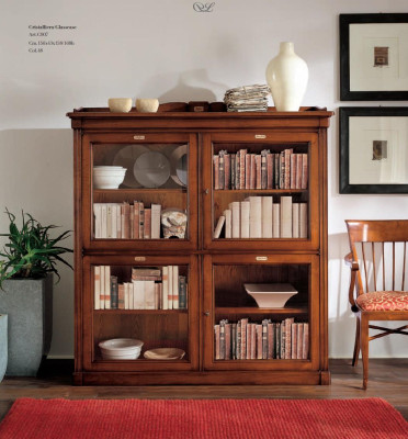 Classic Sideboard Design Furniture Italian Brown Display case Wood Luxury Cabinets
