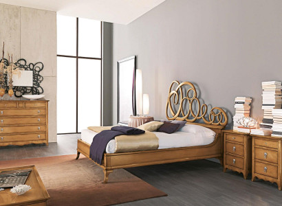 Classic Double bed Beds Bedroom Furniture Solid Wood Bizzotto Bed new