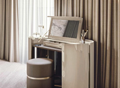 Dressing table with Mirror Bedroom Furniture Design Bedside table Stool 2pcs. new