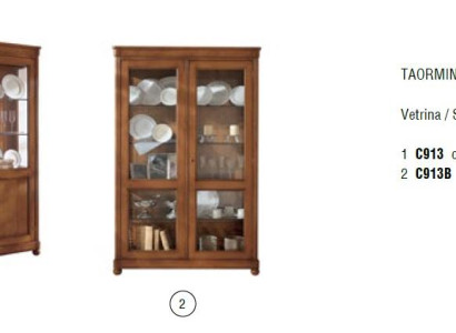 Glass showcase cabinets Italian furniture glass cabinets living room cabinets