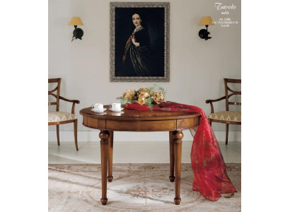 Oval Dining room Tables Furniture Dining table Luxury Round Table Solid Wood Italy new