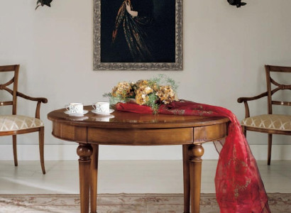 Oval Dining room Tables Furniture Dining table Luxury Round Table Solid Wood Italy new