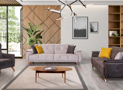 Living room Furniture Stylish three-seater 3-seater upholstered armchair 3-piece suite