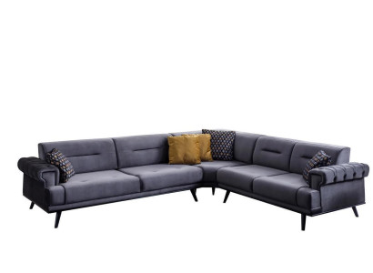 exclusive s Gray Corner sofa L-shape Designer Sofa Modern Living room Couch