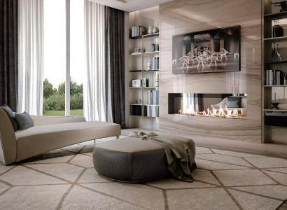 Stool Design Living room Footstool Poufa Side Italian Furniture Bizzotto