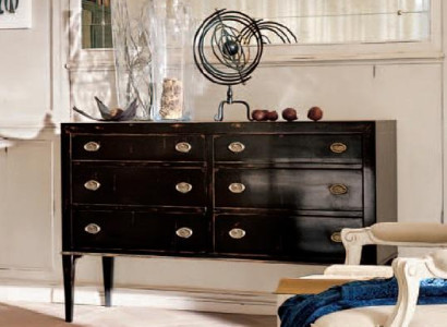 Furniture Wood Luxury Black Creative Living room Chest of drawers Console Italian Furniture