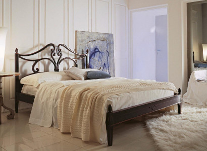 Bed frame e Double bed Luxury Beds Wood Bed Frame Brown Design Classic new
