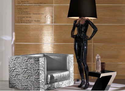 Living room floor lamp light fixture standing lights xxl design lamp figure sculpture new