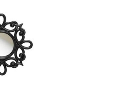 Round Mirror Classic s Design Wall mirror Round Wall mirror Black Italy