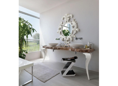 Round Mirror Classic r Design Wall mirror round Wall mirror new White Italy