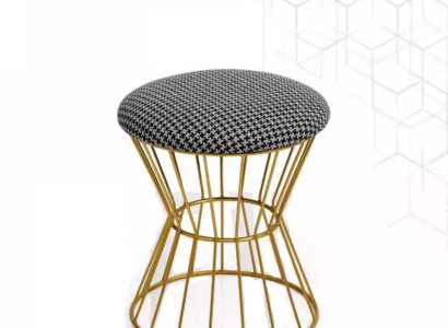 Stool Footstool Cube Luxury Furniture Design Style Lounge Club Fabric