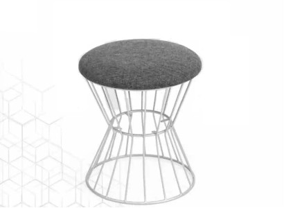 Stool Footstool Cube Luxury Furniture Design Style Lounge Club Fabric