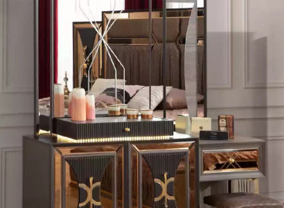 Luxurious Gold Dressing table Console Table Dressing Table Wood Console new