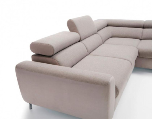 Upholstery Sofa Beige Corner suite Corner sofa L-shape fabric sofa Couch Sofa Sofas