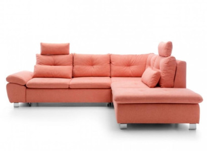 Modern Designer Upholstered Sofa Corner suite Pink Corner sofa L-shape Fabric Sofa Couch Sofa Furniture