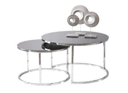 Coffee table luxury set side table coffee table silver living room design