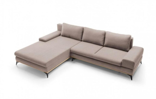 Upholstered sofa green Corner suite Corner sofa L-shape fabric sofa Couch Sofa Furniture