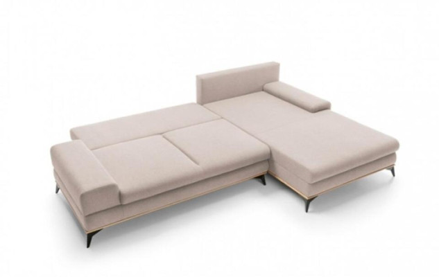 Upholstered sofa green Corner suite Corner sofa L-shape fabric sofa Couch Sofa Furniture