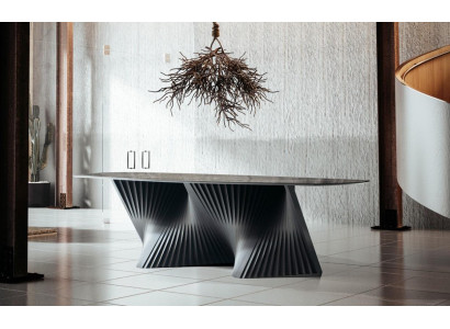 Luxury Dining room table Dining table Kitchen table Dining room Wood Black Table