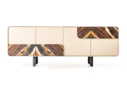 Sideboard Sideboard Chest of drawers Beige Wood Modern Furniture Wardrobe Design