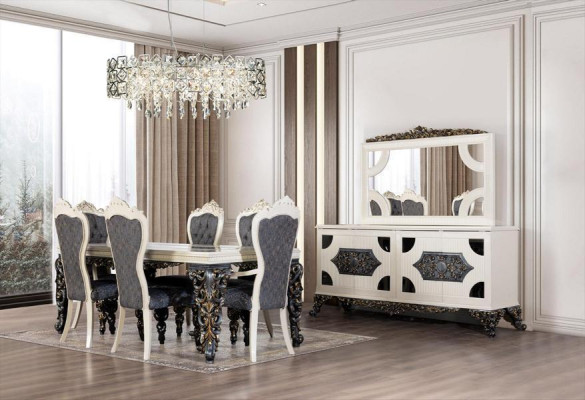 Dining room Chair Armchair Set 2x Chairs with Armrests + 2x Chairs Luxury Armchair new