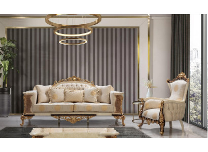 Sofa set 3+1 Seater Set Design Sofas Upholstery Seat Couches Classic Sofa new