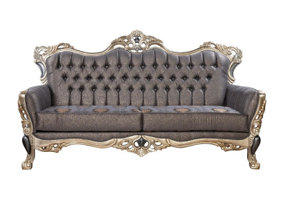 Classic Sofa 3 Seater Upholstered Sofa White Textill Seat Design Couch Sofas Fabric