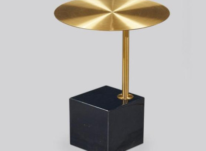 Designer Black -Golden Side table Luxury Living room Metal Tables Table