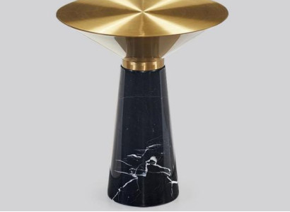 Black Designer Side table Luxury stainless steel Furniture Living room Table