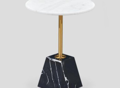 Designer Round Side Table Luxury Marble Side tables Stylish Furniture