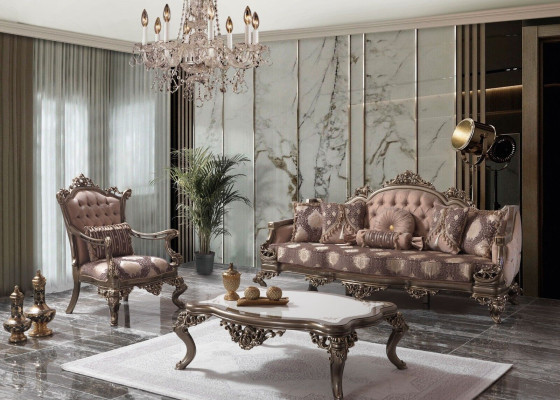 Upholstered sofa Chesterfield Suite Sofa set Fabric Sofa Beige Set couch