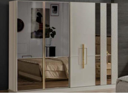 Cabinets Wardrobe Wardrobe Bedroom White Modern Wood Luxury