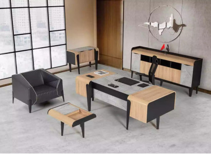 Wooden furniture Study room furniture Complete's Set Desk Cabinets Furniture