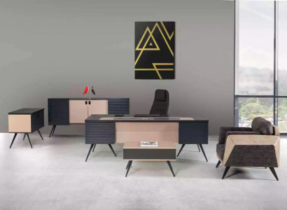 Modern Study room Set Luxury Office furniture Filing cabinet Desk