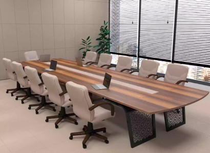 Large Wood Conference table Office Furnishings meeting table Tables Meeting