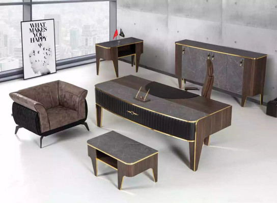 Luxury Desk Office Set 4 pcs. Wardrobe Table Desk Coffee table 4 pieces