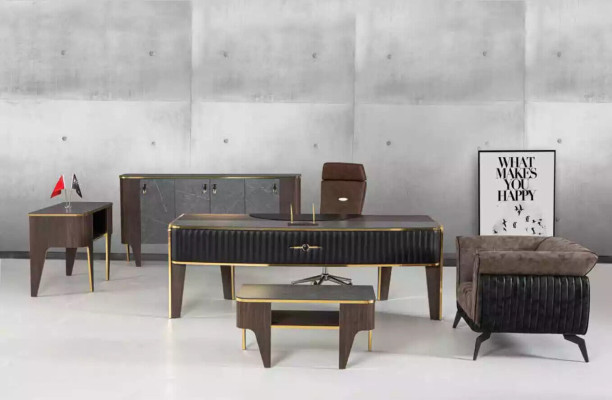 Luxury Desk Office Set 4 pcs. Wardrobe Table Desk Coffee table 4 pieces