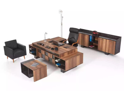 Complete's Office furniture Set Study room Corner desk Office cabinet new
