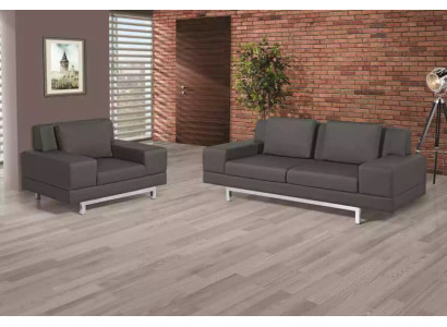 Gray sofa set three seater armchair sofa set study room sofas 3+1