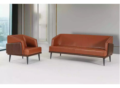 Luxury Office Suite Three Seater Armchair Study room Suite Fabric Furniture