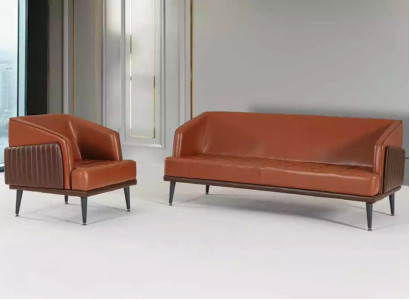 Luxury Office Suite Three Seater Armchair Study room Suite Fabric Furniture