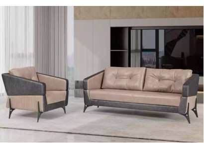 Luxury sofa set sofa beige study room armchair three seater seater 3+1