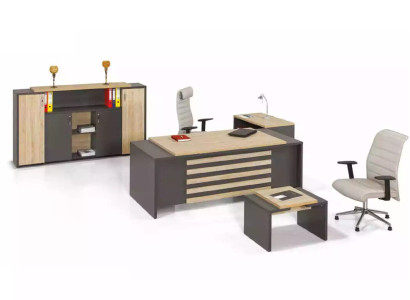 Office Set Designer Study room furniture Office cupboard Desk Luxury 3-piece