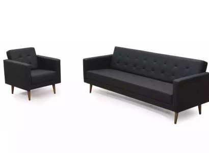 Complete e Sofa set Armchair three-seater style Furniture Study room 3+1
