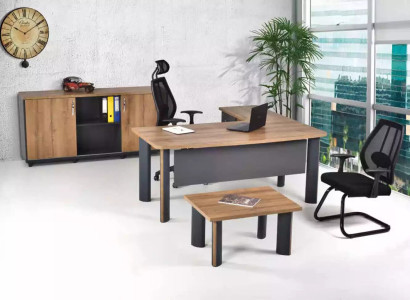 Office furnishings Desk Office furniture collection Table Wardrobe Office 3 pieces