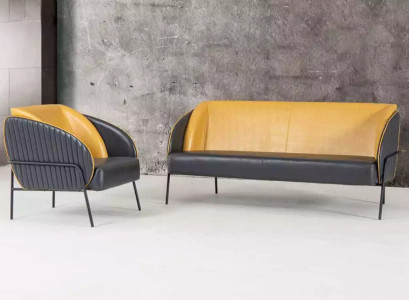 Modern Luxury Sofa Set Two-seater Armchair Study room Design Furniture 2+1