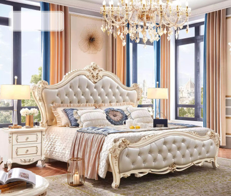 Set Classic s Furniture from 3 pieces consists of luxury bed and 2x bedside tables