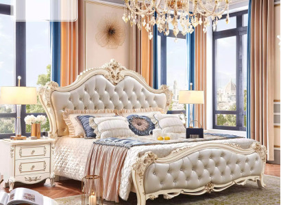 Set Classic s Furniture from 3 pieces consists of luxury bed and 2x bedside tables