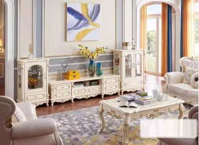 Living room for set Classic Furniture 3pcs. Indoor area for the apartment