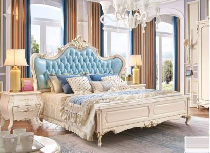 Bedroom set Bed and 2 Bedside tables luxury Classic Furniture new